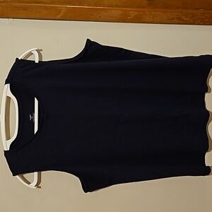 CJ Banks Navy sleeveless tank top